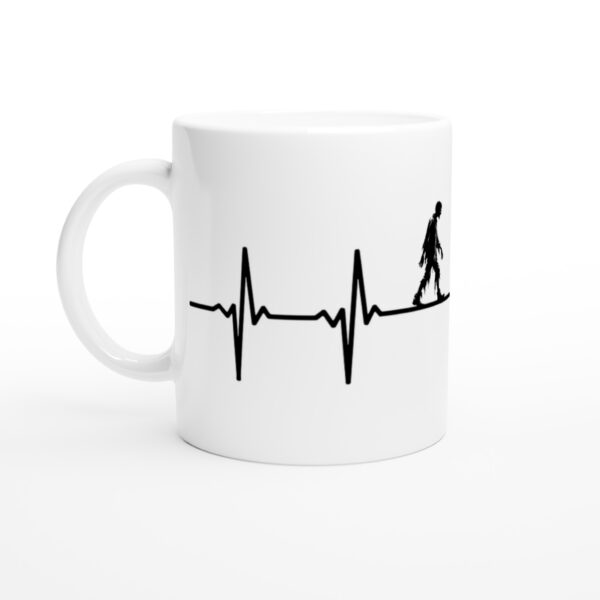 Zombies EKG - lustige Gamer Tasse